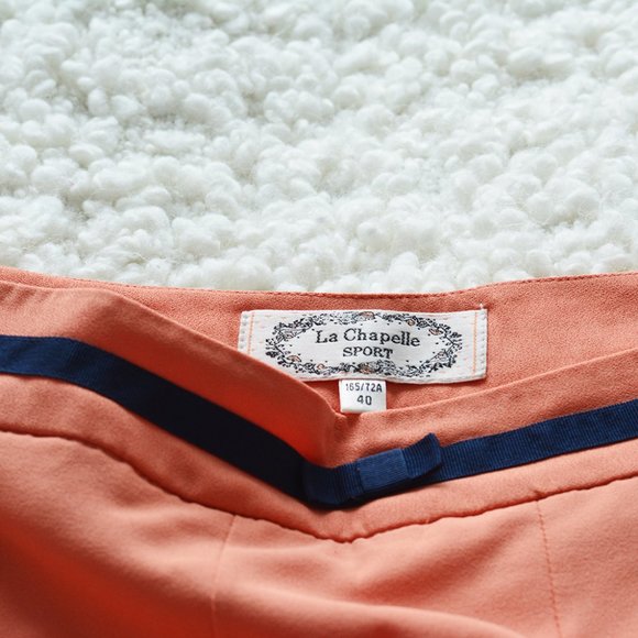 Orange and Navy Skort - Picture 2 of 4